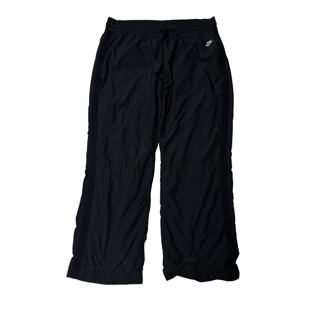 Nike Sportswear Mens Black Track Pants Elastic Waist XXL Logo Joggers
